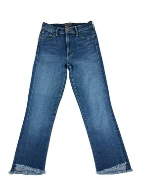 MOTHER The Insider Crop Step Fray jeans, 24